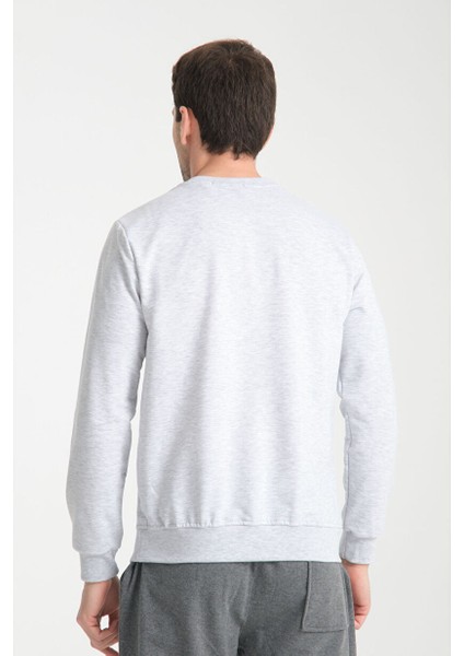 Erkek Uzun Kol Bisiklet Yaka Sweatshirt 3206 indirimleri