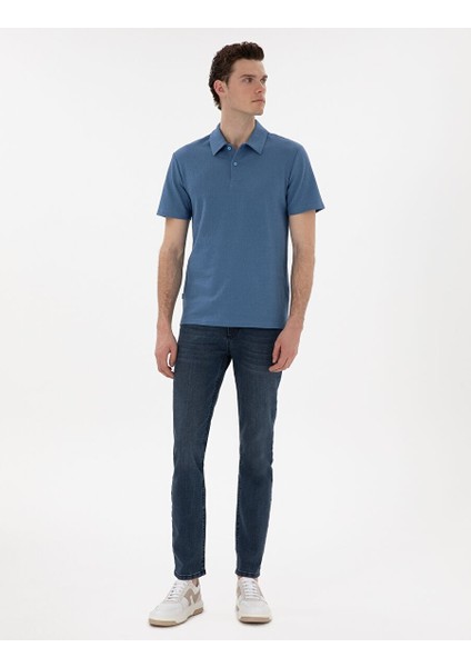 Mavi Slim Fit Tişört