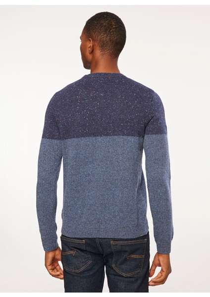 Bisiklet Yaka Slim Fit Lacivert Erkek Kazak FM23W58MG indirimleri
