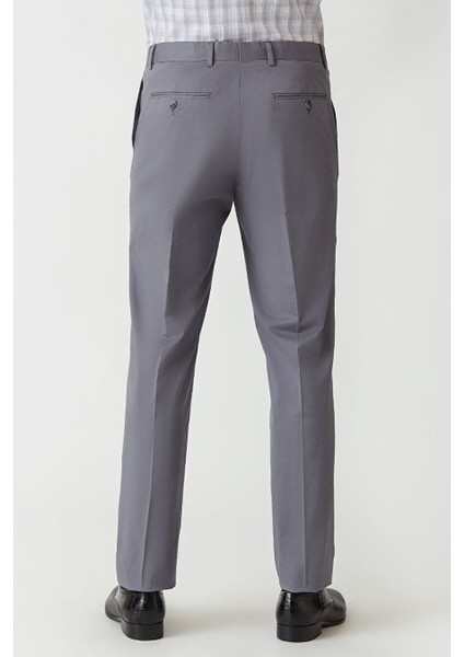 Erkek 4 Cepli Gabardin Spor Pantolon Gri PNS22Y22101_D55 modelleri