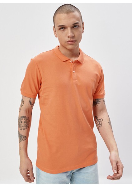 Polo Yaka Turuncu Erkek T-Shirt L211810700_POLO Yaka Tişört fiyatları
