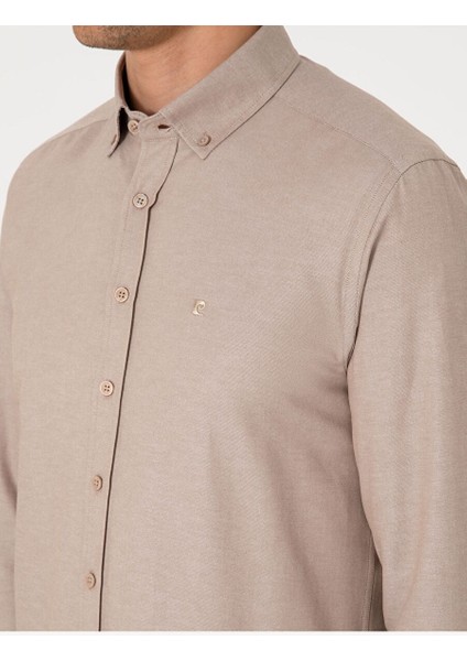 Vizon Oxford Slim Fit Kolay Ütülenebilir Gömlek