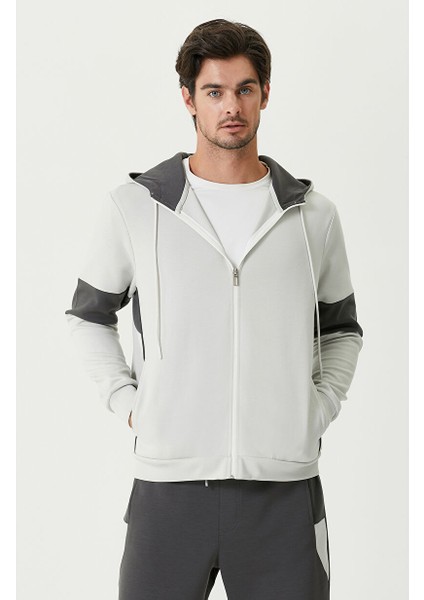 Dik Yaka Taş Erkek Sweatshırt 1084313
