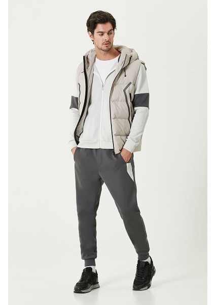 Dik Yaka Taş Erkek Sweatshırt 1084313