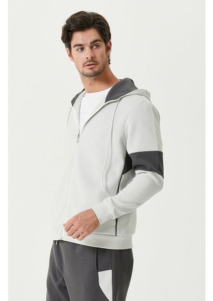 Dik Yaka Taş Erkek Sweatshırt 1084313