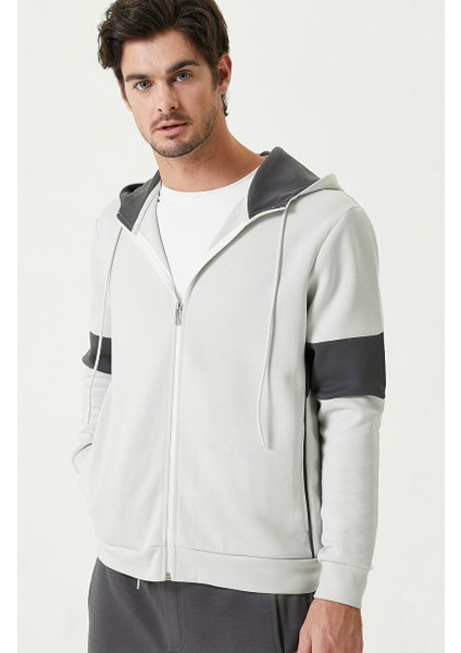 Dik Yaka Taş Erkek Sweatshırt 1084313