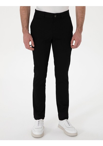 Siyah Slim Fit Kanvas Pantolon fiyatları