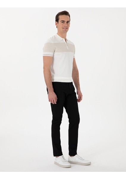 Siyah Slim Fit Kanvas Pantolon modelleri