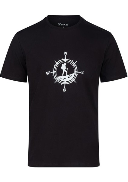 Alex Baskılı Erkek Sıfır Yaka T-Shirt