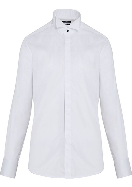 Beyaz Cerimonia Slim Fit Gömlek