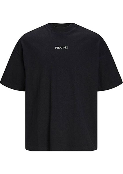 Erkek T-Shirt Jcoprjct Tee Ss Crew Neck 12250713-BLACK
