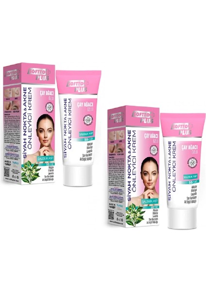 Siyah Nokta Önleyici Krem 2 Adet 50 ml , Softto Plus