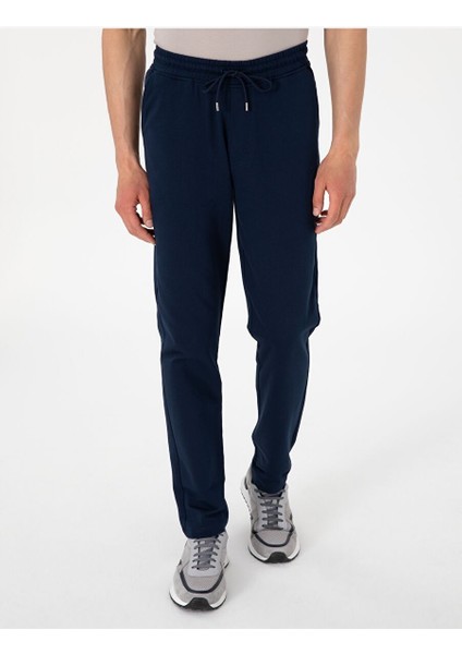 Lacivert Slim Fit Eşofman Altı