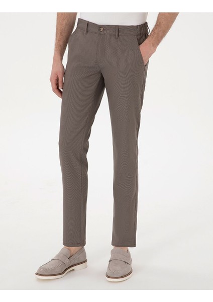 Vizon Slim Fit Beli Lastikli Kanvas Pantolon fiyatları