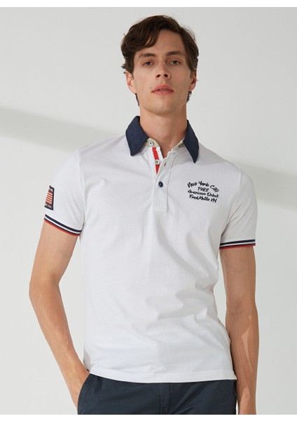 Beyaz Erkek Polo T-Shirt FM23S25QCWHITE fiyatları
