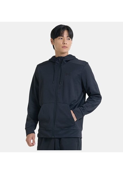 Erkek Ua Armour Fleece Tam Fermuarlı Kapüşonlu Üst 1373357-001