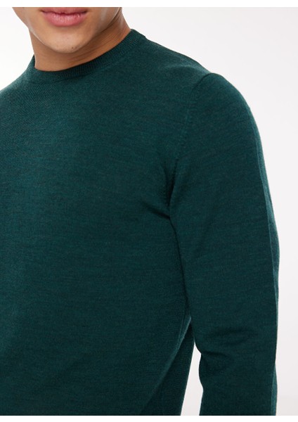 Bisiklet Yaka Slim Fit Gri Erkek Kazak 611011304 fırsatları