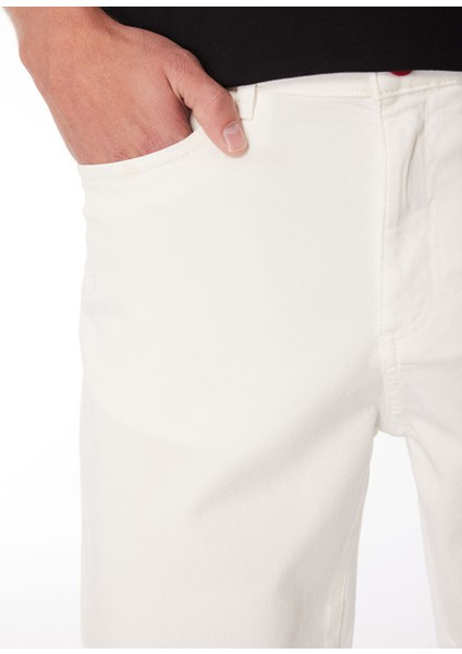 Gmg Fırenze Standart Bel Normal Paça Regular Fit Ekru Erkek Pantolon GU24MSS01210