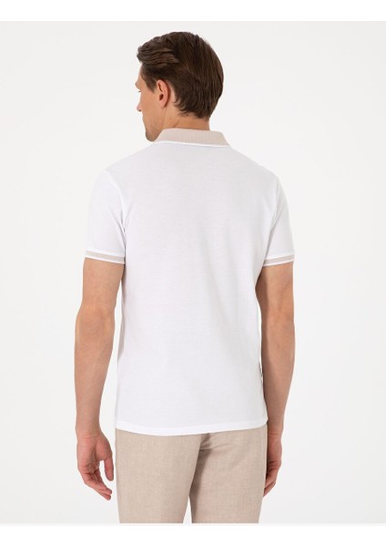 Beyaz Slim Fit Tişört indirimleri