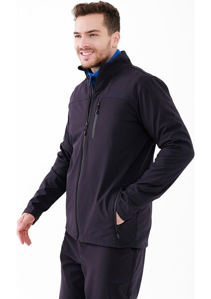 Baxter Ince Softshell Erkek Ceket Siyah