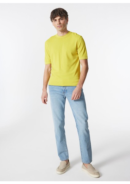 Gmg Fırenze Bisiklet Yaka Regular Fit Sarı Erkek Kazak GU24MSS04004