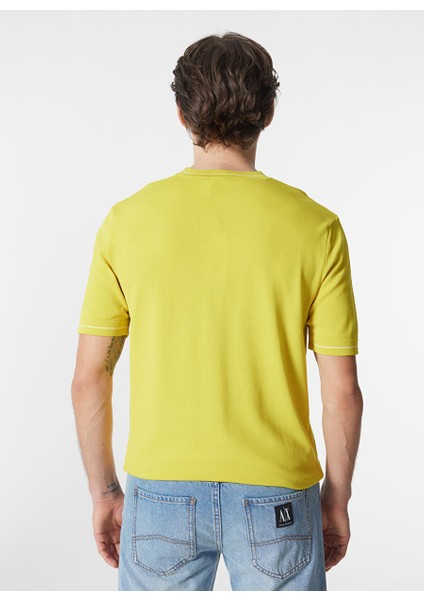 Gmg Fırenze Bisiklet Yaka Regular Fit Sarı Erkek Kazak GU24MSS04004