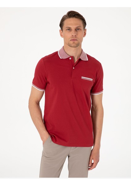 Nar Çiçeği Slim Fit Tişört