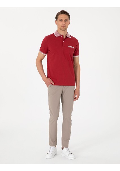 Nar Çiçeği Slim Fit Tişört