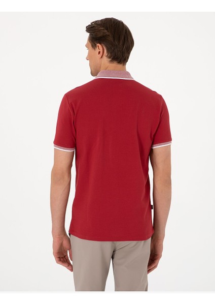 Nar Çiçeği Slim Fit Tişört