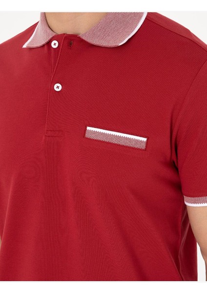 Nar Çiçeği Slim Fit Tişört