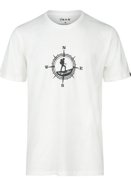 Alex Baskılı Erkek Sıfır Yaka T-Shirt