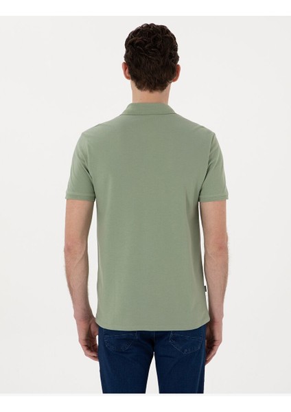 Yeşil Slim Fit Tişört