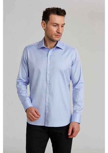 Platınıum Regular Fit Gömlek Koyu-Mavi PLTG003_D36