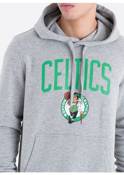 Team Logo Po Hoody Boscel Lgh Gri Kapüşon Yaka Normal Kalıp Sweatshirt fiyatları