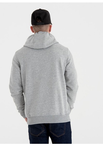 Team Logo Po Hoody Boscel Lgh Gri Kapüşon Yaka Normal Kalıp Sweatshirt modelleri