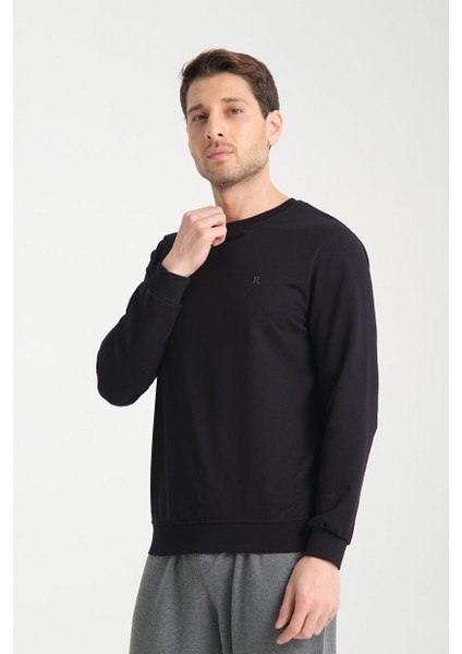 Erkek Uzun Kol Bisiklet Yaka Sweatshirt 3206 modelleri
