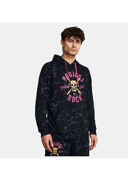 Erkek Ua Project Rock Rival Terry Kapüşonlu Sweatshirt 1383289-001