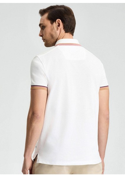 Pike Pamuk Beyaz Polo T-Shirt fırsatları