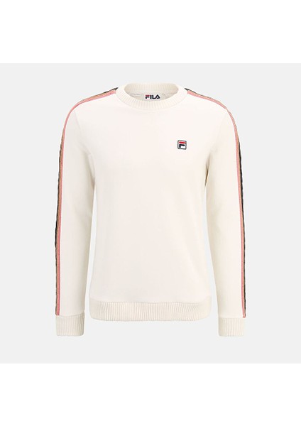 Erkek Bisiklet Yaka Sweatshirt Braid Detail TM411156