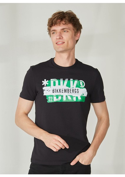 Siyah Erkek T-Shirt C 4 101 3g
