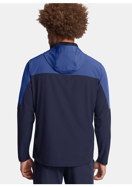 1389255-410 Vanish Woven Utility Ja Fermuarlı Yaka Normal Kalıp Erkek Zip Ceket