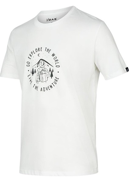 Alex Baskılı Erkek Sıfır Yaka T-Shirt