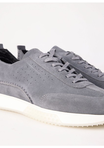 Antrasit Erkek Süet Sneaker Troy-Saul indirimleri