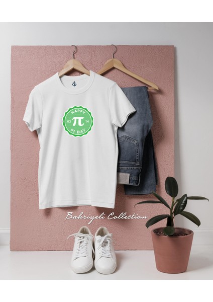 Oversize Pi Günü 14 Mart Tasarımlı Unisex T-Shirt