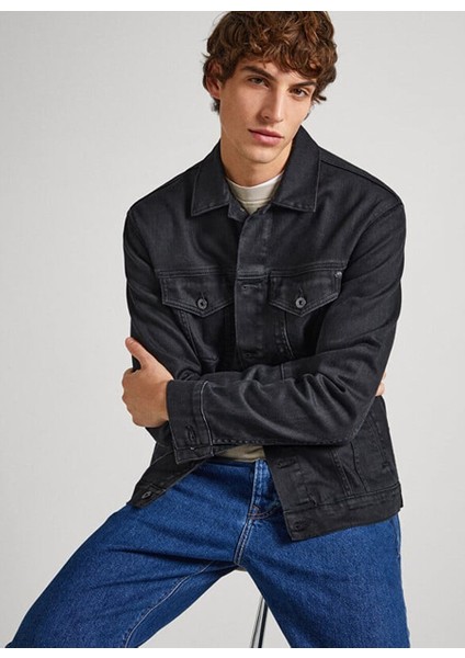 Indigo Erkek Straight Fit Denim Ceket PM402885 000 Pınners Coated fiyatları
