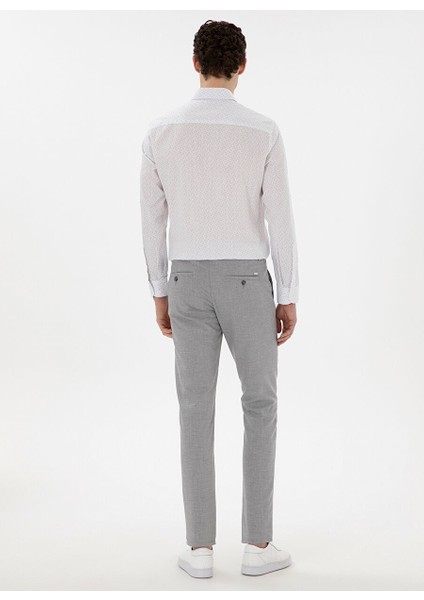 Gri Erkek Slim Fit Chino Pantolon Hagas fırsatları