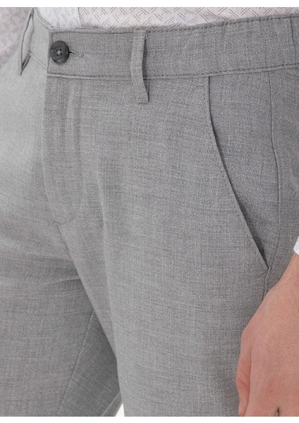 Gri Erkek Slim Fit Chino Pantolon Hagas indirimleri