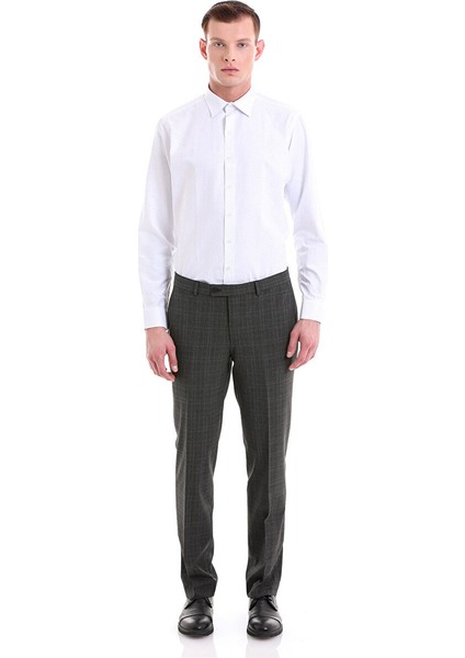 Mavi Slim Fit Baskılı Pamuklu Slim Yaka Uzun Kollu Klasik Gömlek fiyatları