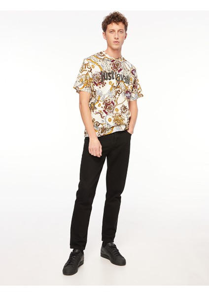 Bisiklet Yaka Krem Erkek T-Shirt 75OAH6R3 fiyatları