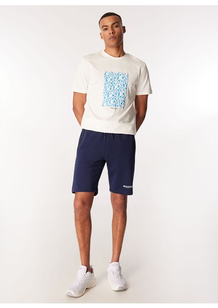 Beyaz Erkek Bisiklet Yaka Relaxed Baskılı T-Shirt D4SM-TST3281 fiyatları